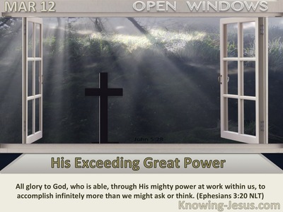 His Exceeding Great Power